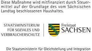 Diese Maßnahme wird mitfinanziert durch Steuermittel auf der Grundlage des vom Sächsischen Landtag beschlossenen Haushaltes.